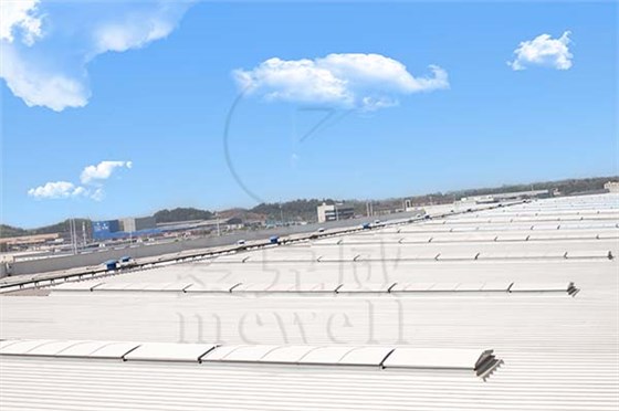 國航天府機(jī)場(chǎng)三角型圓拱型電動(dòng)采光排煙天窗