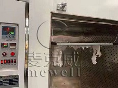 140℃，10分鐘，大面積破洞