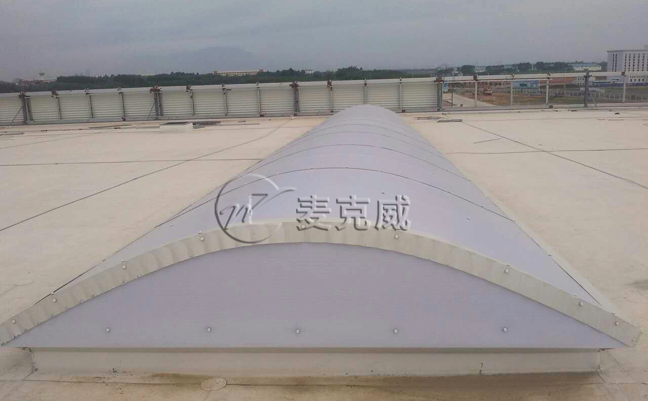廣西貴港華奧汽車(chē)制造二期通風(fēng)天窗、采光帶、圓拱型電動(dòng)天窗工程